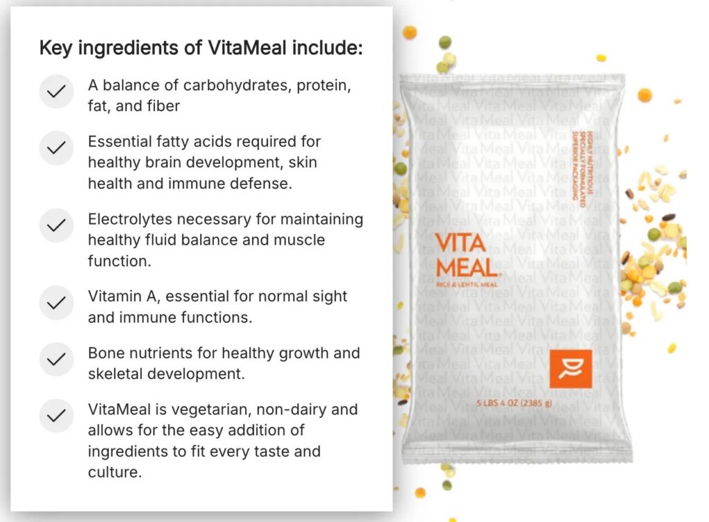Key ingredients of Vitameal